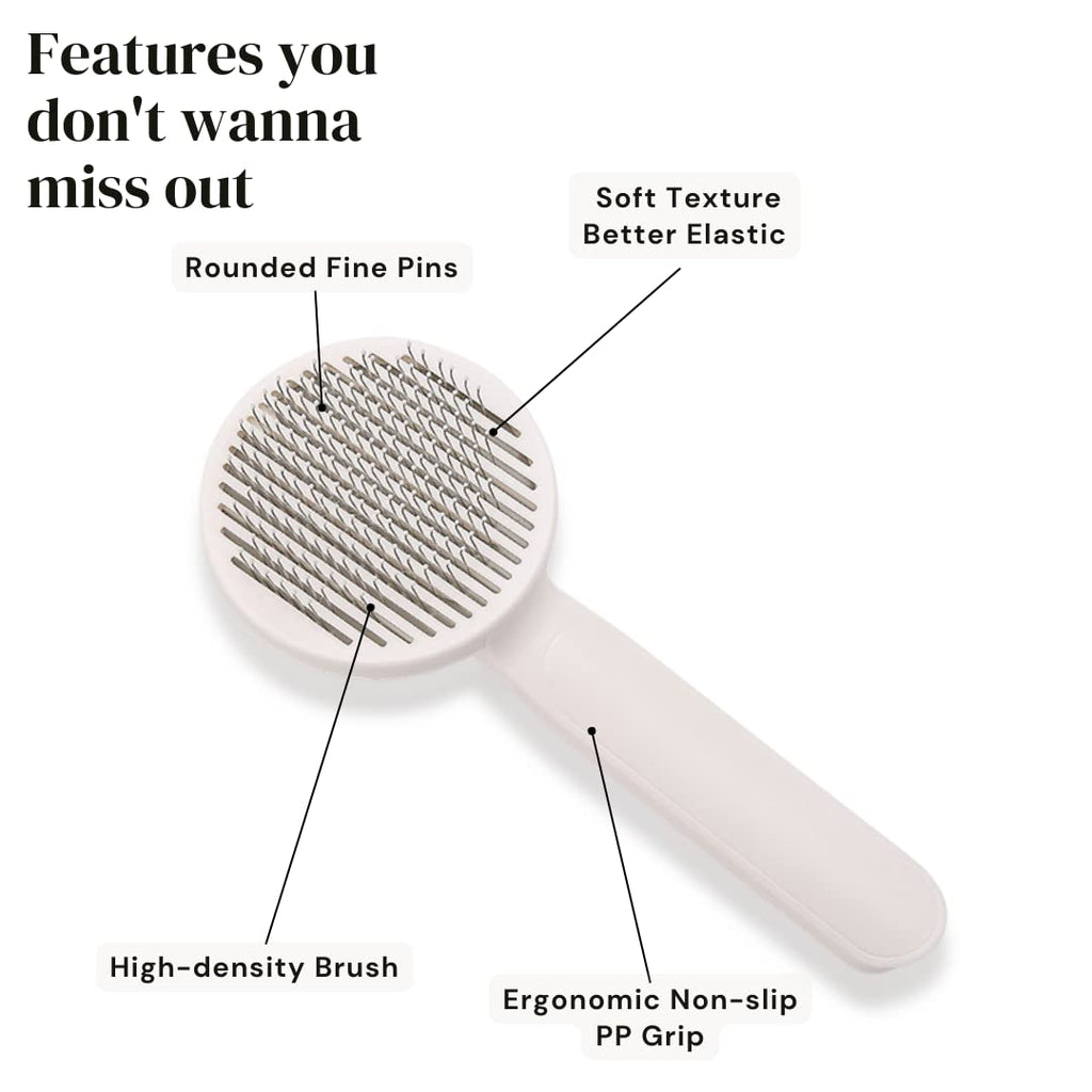 Gentle Deshedding Brush for Dogs and Cats