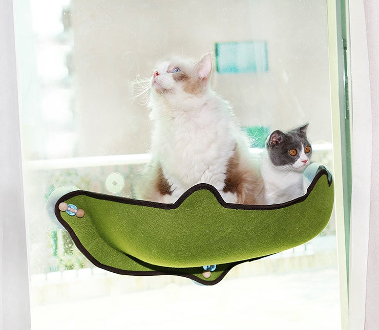 The Perfect View! Secure Cat Window Sill Perch.