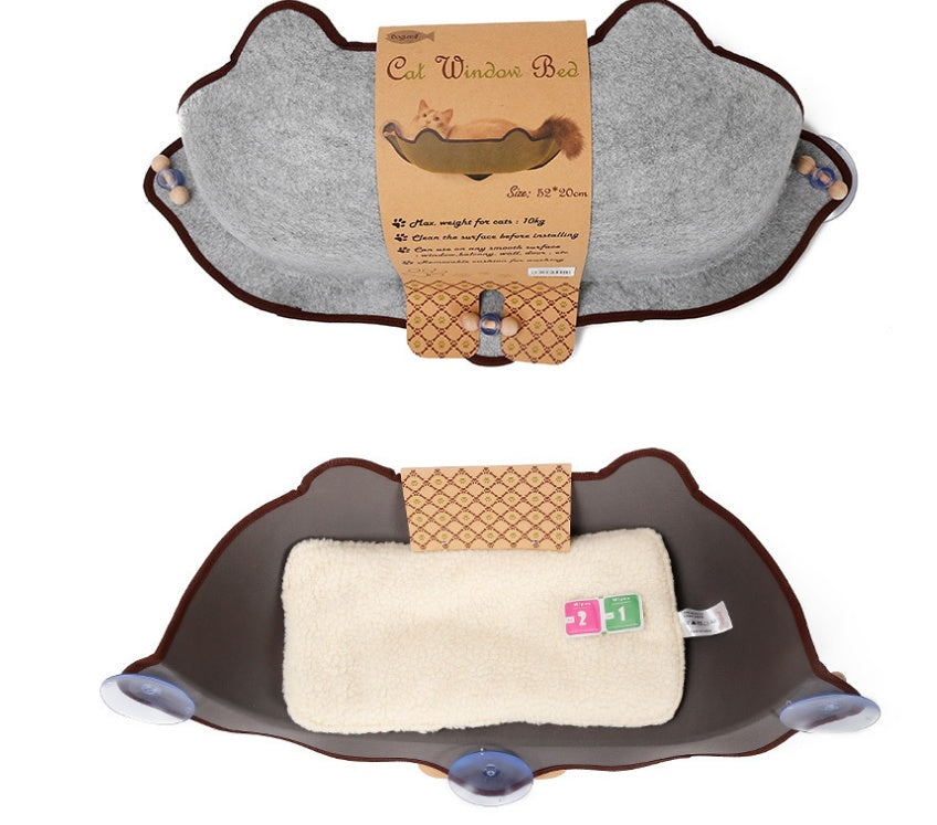 The Perfect View! Secure Cat Window Sill Perch.