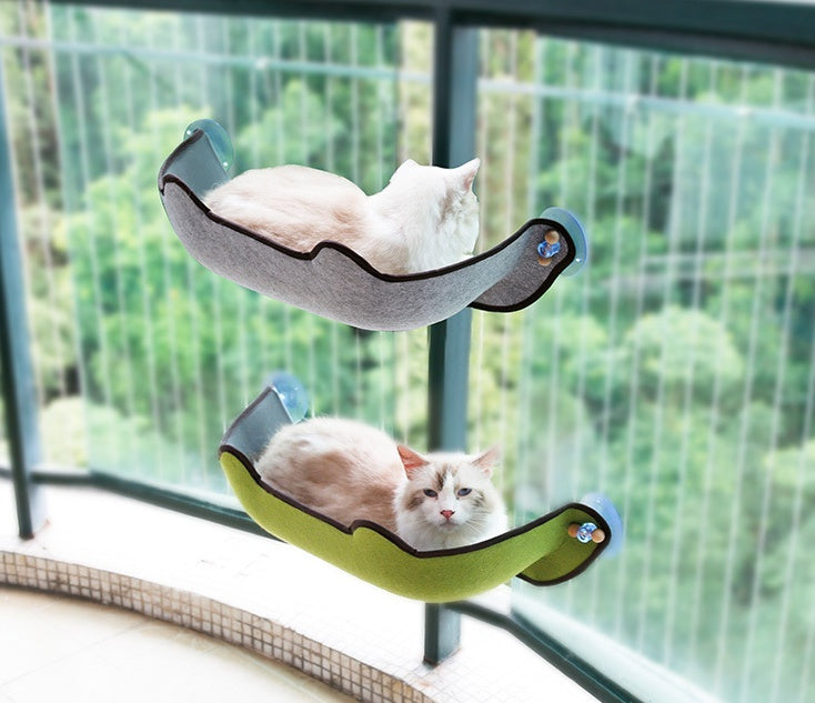 The Perfect View! Secure Cat Window Sill Perch.