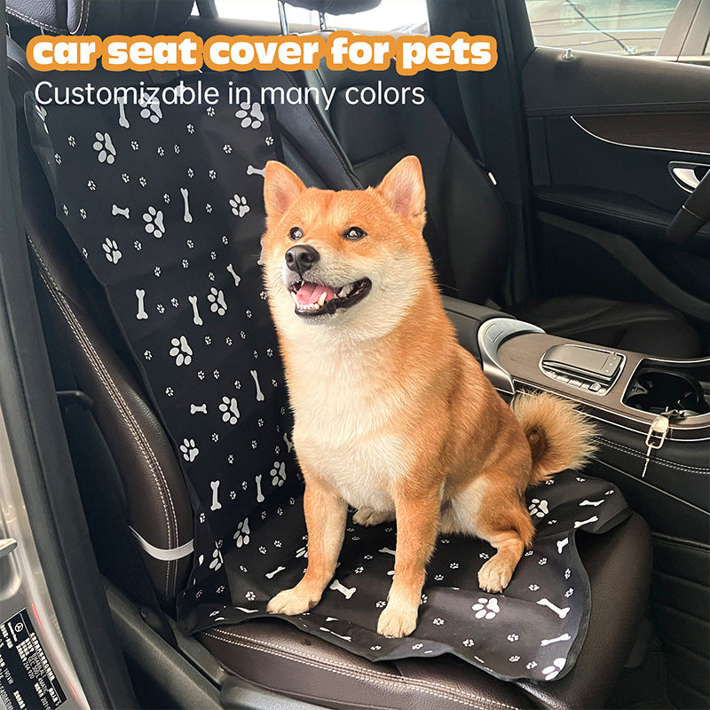 No-Mess Rides! Waterproof Pet Car Seat Cover & Mat.