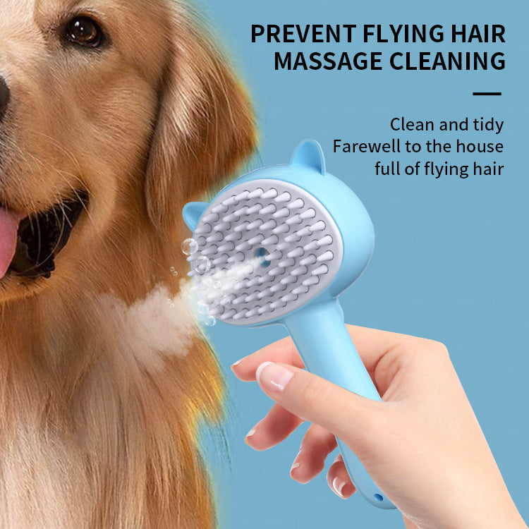Grooming Made Easy: Mist, Clean, and Rechargeable Brush.