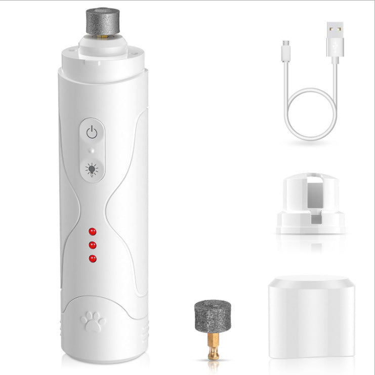 Painless Paws! Quiet Electric Pet Nail Grinder Tool.